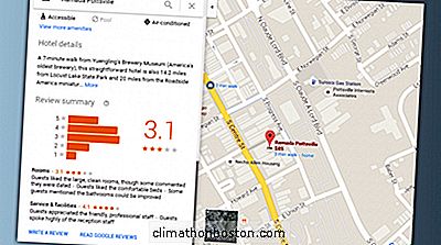 Affärsresenärer, Klicka På Google Maps För Hotellinformation Från Tredje Part